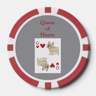 Queen of Hearts Poker Chips