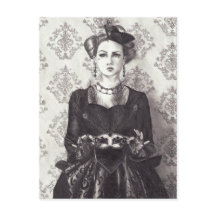 Queen of Hearts - Postcard
