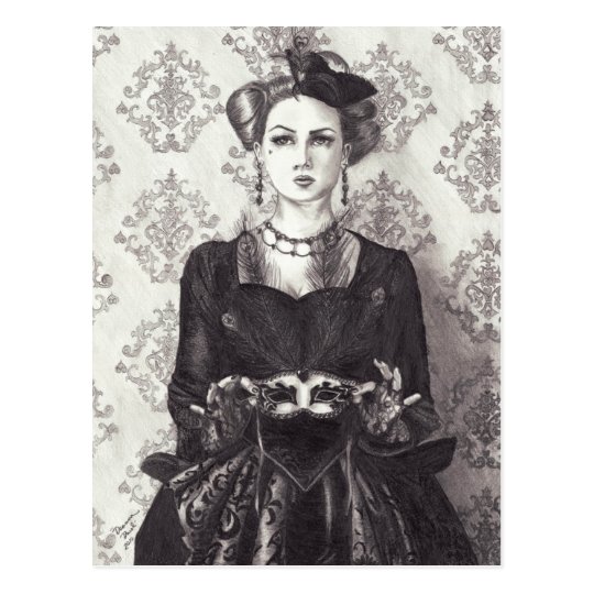 Queen of Hearts - Postcard