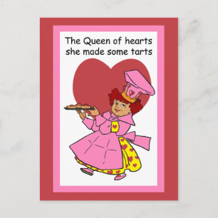 Queen of Hearts Postcard