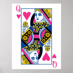 Queen of Hearts Poster