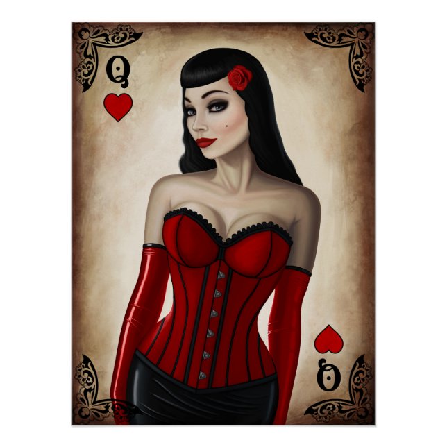 Queen of Hearts Poster (Front)