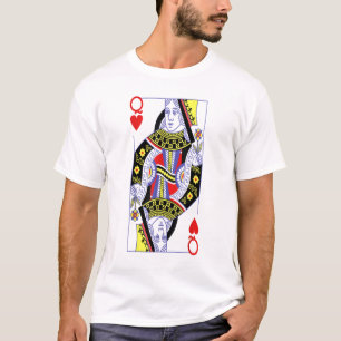 Queen Of Hearts Royal Flush Costume Halloween Play T-Shirt