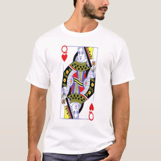 Queen Of Hearts Royal Flush Costume Halloween Play T-Shirt