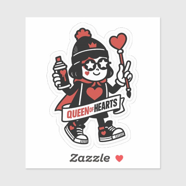 Queen of Hearts Street Mascot — Grind Crew Edition (Sheet)