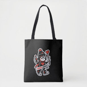 Queen of Hearts Street Mascot — Grind Crew Edition Tote Bag