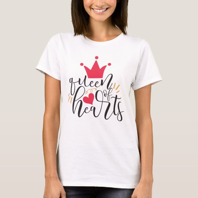 Queen of hearts  T-Shirt (Front)