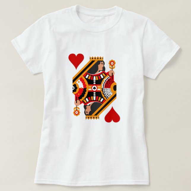 Queen of Hearts T-Shirt (Design Front)