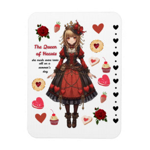 Queen of Hearts Tarts Valentine's Magnet