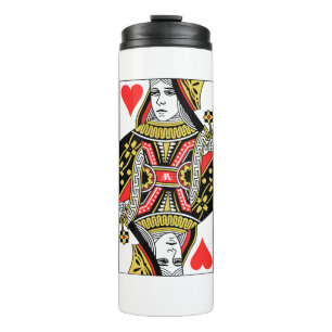 Queen of Hearts Thermal Tumbler