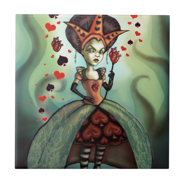 Queen of Hearts Tile (Front)