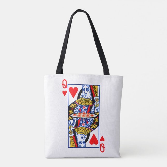 Queen of hearts tote bag (Back)