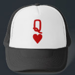 Queen of hearts trucker hat<br><div class="desc">be the real queen that you are</div>