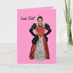 Queen of Hearts Valentine Card