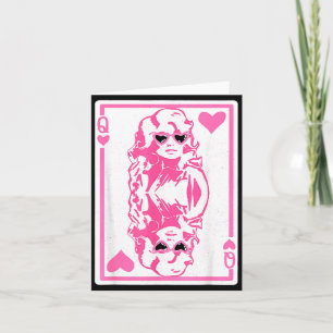 Queen Of Hearts Valentines Day Card