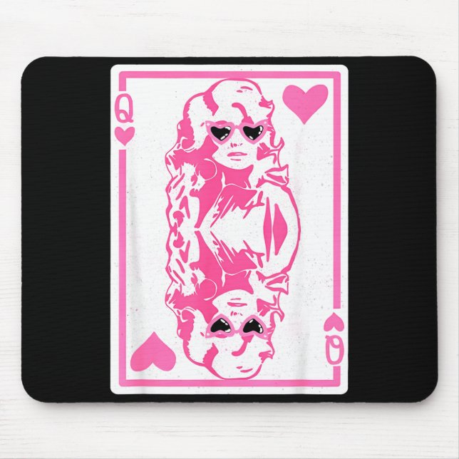 Queen Of Hearts Valentines Day  Mouse Mat (Front)