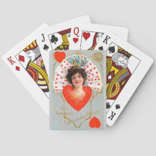 QUEEN OF HEARTS ,Valentine's Day Playing Cards
