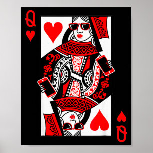 Queen Of Hearts - Vintage Valentines Day Costume Poster