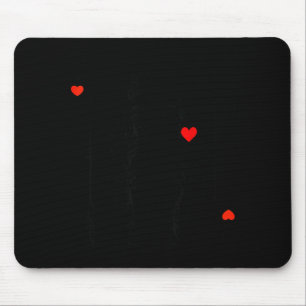 Queen Of Hearts Women Vintage Valentines Day Mouse Mat
