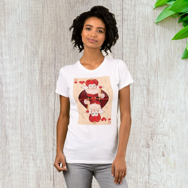 Queen Of Hearts Womens T-Shirt (Creator Uploaded)