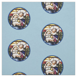 Queen of Heaven & Baby Jesus Fabric