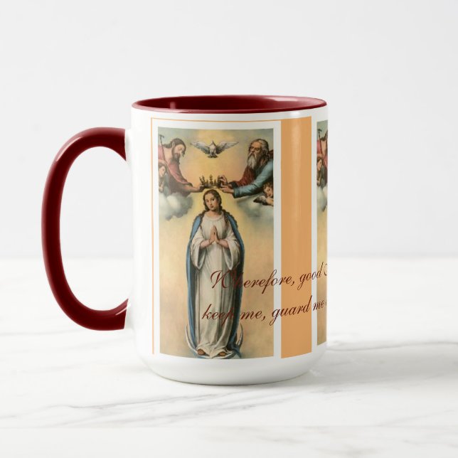 Queen of Heaven Prayer Mug (Left)