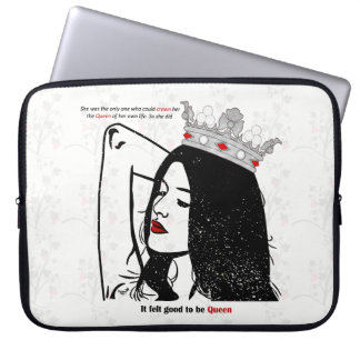Queen Of Her Own Life Laptop Sleeve