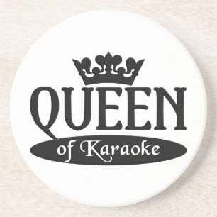 Queen of Karaoke coaster