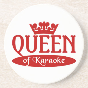Queen of Karaoke coaster