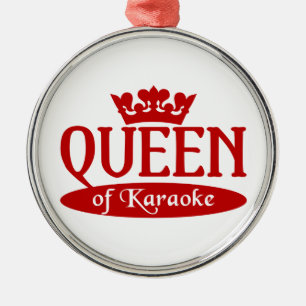 Queen of Karaoke ornament