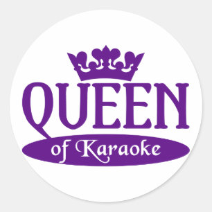 Queen of Karaoke stickers