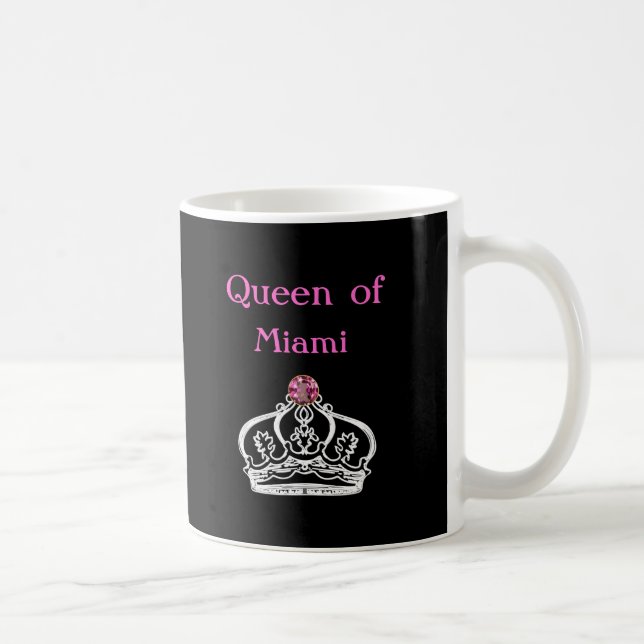 Queen of Miami Coffee Mugs (Right)