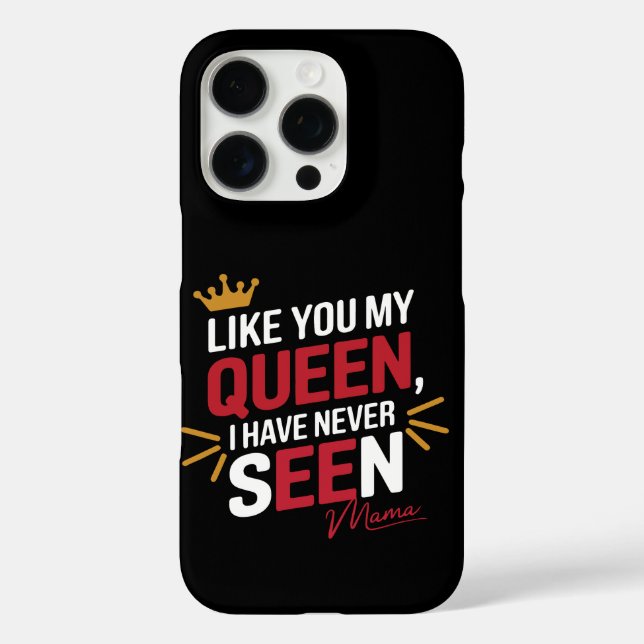 "Queen of My Heart – Mama's Love" 👑❤️ Case-Mate iPhone Case (Back)