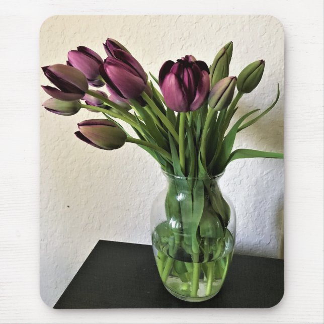Queen of Night Tulips Mouse Mat (Front)