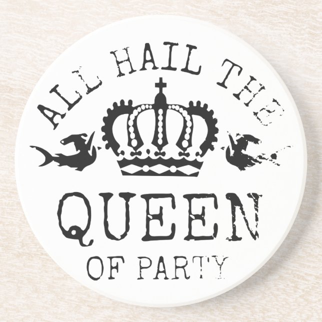 Queen of Party Coaster (Front)