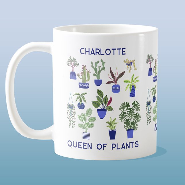 Queen of Plants Personalised Coffee Mug (Creator Uploaded)