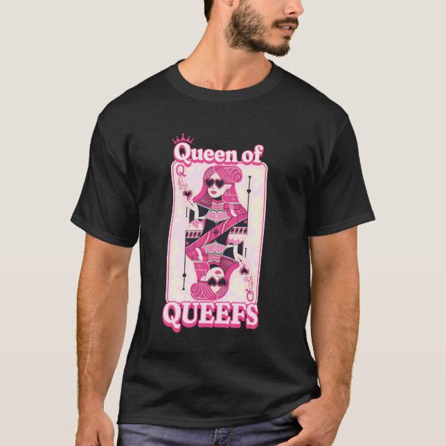 Queen of Queefs Funny Swap Embarrassing Inappropri T-Shirt (Front)