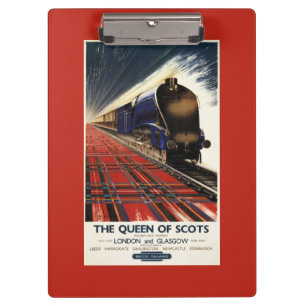 Queen of Scots Pullman Train Clipboard