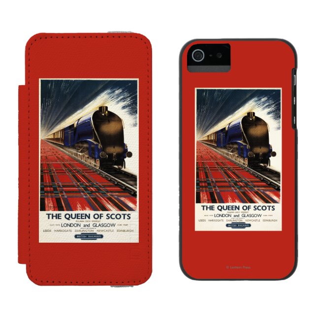 Queen of Scots Pullman Train Incipio iPhone Wallet Case (Side by Side)
