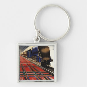 Queen of Scots Pullman Train Key Ring