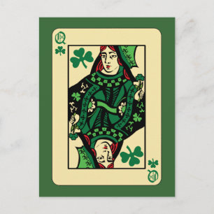 Queen of Shamrocks Postcard