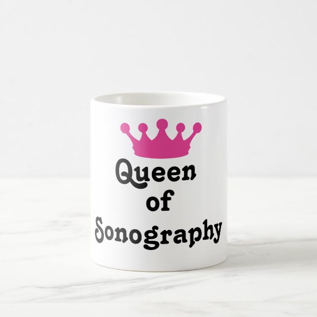 Queen of Sonography Coffee Mug (Center)