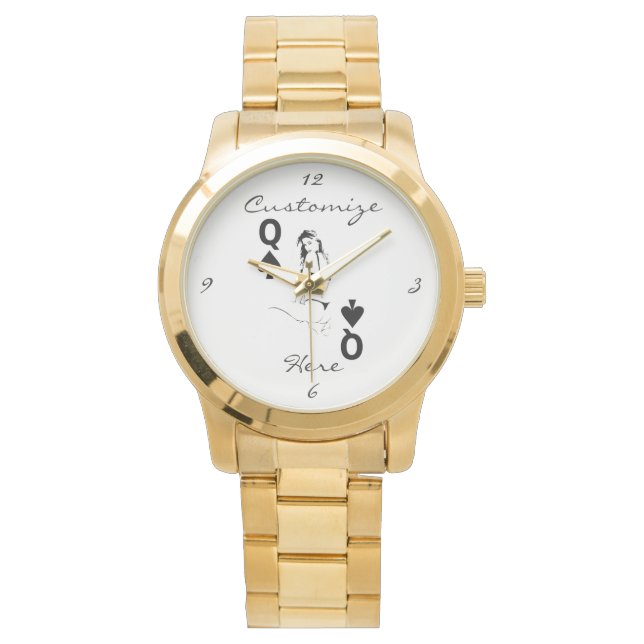 Queen of Spades Bikini Girl Thunder_Cove Watch (Front)