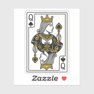 Queen of Spades — Black & Gold