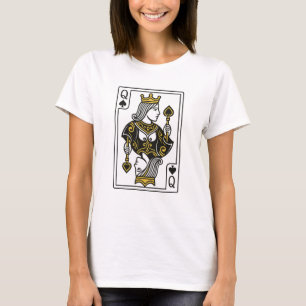 Queen of Spades — Black & Gold T-Shirt
