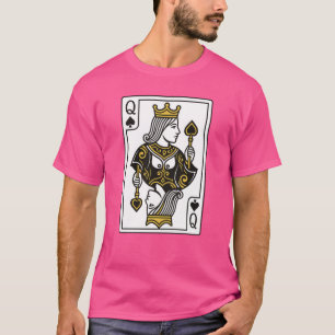 Queen of Spades — Black & Gold T-Shirt