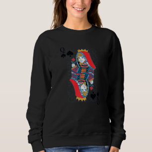 Queen Of Spades Easy Halloween Costumes Front & Sweatshirt