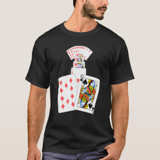 Queen Of Spades Hearts Card Game Players T-Shirt