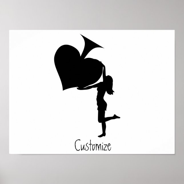 Queen of Spades Holding Black Ace Thunder_Cove Poster (Front)