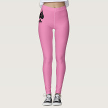 Queen of Spades Leggings Hotwife Pink QoS Style